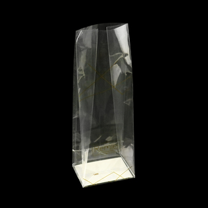 Sacs en plastique transparents personnalisés avec logo BOPP, à soufflet, pour emballage alimentaire, cadeaux, sachets en cellophane à fond carré pour chocolats, bonbons, biscuits - Product Image 6