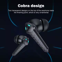 Auriculares P36 BT 5.1 para Juegos, Auriculares Estéreo Inalámbricos Verdaderos, Baja Latencia, Sonido HiFi, Auriculares Deportivos Resistentes al Agua, LED, Cancelación de Ruido ENC