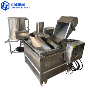 <span class=keywords><strong>Friteuse</strong></span> entièrement automatique certifiée CE avec réservoir de filtration d'huile |   Commande à un bouton de haute qualité, construction en acier inoxydable 304 - Product Image 1