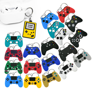 Phổ Biến Phim Hoạt Hình Vui Thiết Kế Gamer Keychain Mát Chơi <span class=keywords><strong>Game</strong></span> Gameboy Video Trò Chơi Điều Khiển Llaveros De Goma Keychain Móc Chìa Khóa Chuỗi - Product Image 2
