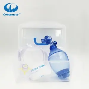 Dispositivo monouso di rianimazione portatile di salvataggio della sacca di ossigeno per adulti Kit rianimatore per uso <span class=keywords><strong>CPR</strong></span> - Product Image 2