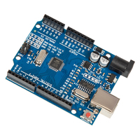 Módulo de microcontrolador para placa base, PLACA DE DESARROLLO DE ATmega328P-AU, Compatible con interfaz de encabezado de Pin R3 para Arduino UNO, 1 unidad