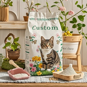 Gute Qualität Massen rabatte Ultra Absorbent Low Dust Geruchs kontrolle Desodor ierung Crushed Sodium Crushed Bentonite Katzenstreu sand - Product Image 1