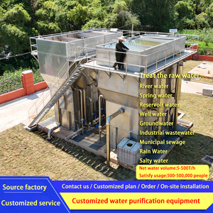 50-500 tonnes de filtration d'eau du robinet <span class=keywords><strong>sans</strong></span> équipement de purification d'eau intégré à l'électricité - Product Image 2