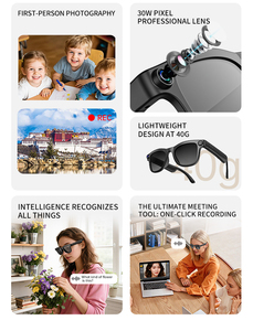 Gafas Inteligentes con IA, Traductor Multilingüe, Asistente de Conversación Manos Libres, Dispositivo Portátil para Viajes y Negocios JM91 - Product Image 5