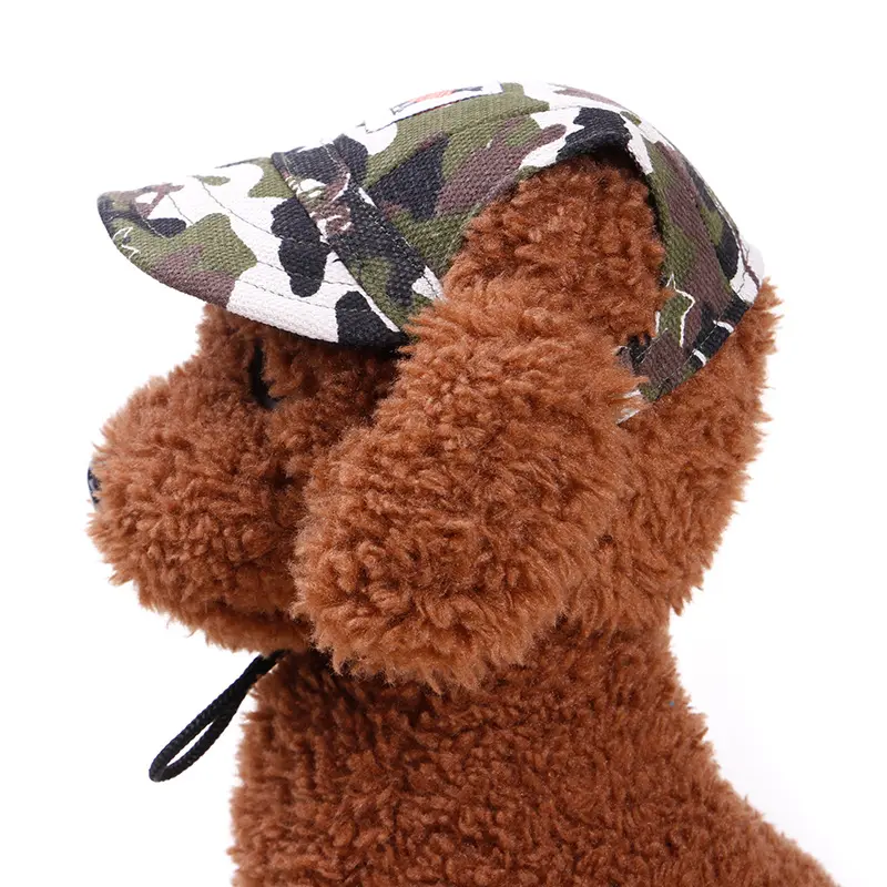 Visiera Sunbonnet Vestito Cani Cappello Da Baseball Regolabile Sport Esterno di Protezione Del Sole Durevole con Fori di Orecchio