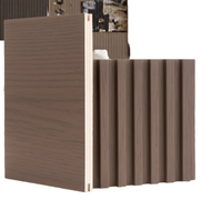 Panneaux muraux modernes en WPC imperméables et ignifuges pour intérieur/extérieur, design graphique haut de gamme pour la maison