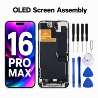 Huaxing Layar OLED Fleksibel Perakitan Pengganti untuk IPhone13ProMax14promax 15plus15promax16plus16ProMax17promax