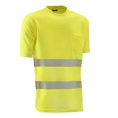 T-shirt - HVS621Y S London - Colore: Giallo - Tessuto sportivo "Eye Bird". Traspirante, assorbe l'umidità. Più grande - Product Image 2