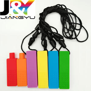 6 Pack 4 Bakstenen Kauwketting 2 Potlood Topper Siliconen Taai Voor Autisme Adhd Bijtende Kinderziektes Jongens En Meisjes - Product Image 1