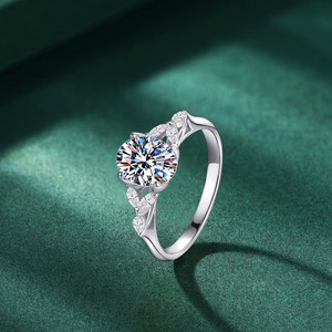 Oval Cut D Moissanite <strong>Ring</strong> GRA Certification <strong>Ring</strong> <strong>925</strong> Sterling <strong>Silver</strong> Engagement <strong>Ring</strong> <strong>With</strong> Moissanite Diamond for Women Gift - Product Image 3