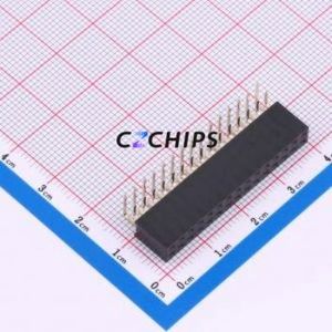 HC-PM254-8.5H-2x15PW Pin Socket Bent Lead Through Hole,P=2.54mm Connector 2x15P 2.54mm 2.54mm Square Hole - Product Image 1