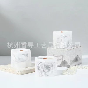 Scented Candle <b>Soy</b> <b>Wax</b> Square Home Decoration Aromatherapy For Bedroom Sleep Aid - Product Image 3