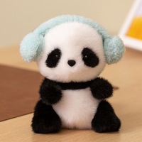 Kleine schattige panda-olifant knuffel speelgoed geur polyester comfort knuffelpop tafel unisex cadeau