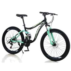 Bicicleta de Montaña para Descenso Completo de Acero al Carbono, Rines <span class=keywords><strong>26</strong></span>, 27.5 y 29 Pulgadas, Cuadro de 21 Cambios - Product Image 5