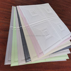 3D PE <strong>Foam</strong> Faux Brick Wall <strong>Stickers</strong> Peel and Stick Waterproof Embossed Wall Panels for Household Use - Product Image 1