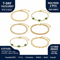 Meilleures ventes 2026 – Bracelets en acier inoxydable plaqué or 18 carats les plus populaires – Bijoux tendance géométriques pour femmes