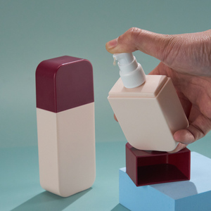 Botellas Rectangulares de 50ml y 150ml para Crema Facial, Protector Solar, Loción y Gel de Ducha, Botellas de Plástico Vacías, Botellas de PE para Envasado - Product Image 1