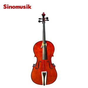 <span class=keywords><strong>Violonchelo</strong></span> HC35 de Arce Flameado Barnizado a Mano en Rojo Marrón Brillante de la Marca Sinomusik - Product Image 2