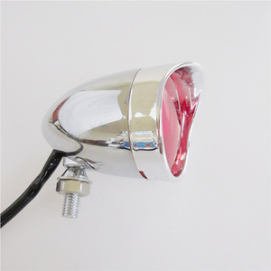 Zinc Alloy Turn Signals <b>Retro</b> Metal Turn Signals Suitable for Harrey Cruiser with Capped Headlight Accessory Modification - Product Image 4