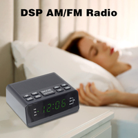 OEM Kundenspezifischer CE-Zertifizierter Privater Formenbau Großhandel LED-Display Dualer Wecker Digitaler Nachttisch-AM-FM-Radio