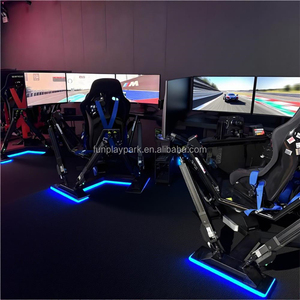 Simulateur de course VR de voiture de course F1 à 6 degrés de liberté électrique, karting intérieur/extérieur, expérience de conduite en métal, centre commercial éducatif - Product Image 1
