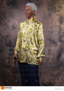 Statua in Cera di Silicone a Grandezza Naturale di Mandela, <span class=keywords><strong>Politico</strong></span> Africano, Realizzata su Misura - Product Image 6