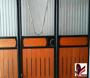 Panel penampungan kuda mewah bingkai baja tahan air Modular stabil untuk berkuda dan balap kuda - Product Image 4