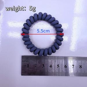 Винтажные матовые спиральные резинки для волос без заломов, подходят для женщин и детей с густыми или редкими волосами - Product Image 6