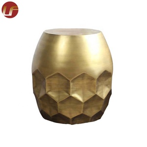 <strong>White</strong> Modern and Retro Style Nightstand <strong>Bedside</strong> <strong>Table</strong> <strong>Round</strong> Shape Wood Metal Customized Furniture Night <strong>Table</strong> - Product Image 5