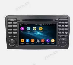 ZWNA 2 Din Android 10,0 экран, автомобильный мультимедийный плеер для Mercedes Benz ML CLASS W164 2005-2012 ML300,ML350 радио GPS Navi Стерео - Product Image 1