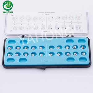 Yahong 50set/1000 pezzi 0.022 materiali ortodontici staffe per bretelle dentali Roth 345 gancio <span class=keywords><strong>Laser</strong></span> Mark - Product Image 5