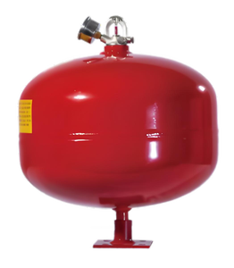 Système d'extincteur à poudre sèche mural en acier rouge pour les incendies de classe A, B, E et les batteries lithium-ion, usage industriel - Product Image 2