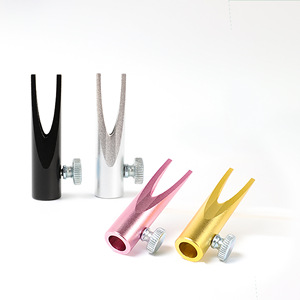 Porte-crayon à sourcils mécanique en alliage, design bec de canard, 2x4,5x12cm, pour outils de maquillage - Product Image 1