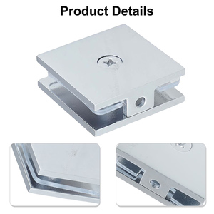 Stainless Steel Glass Adjustable Waterproof Screen for Bathroom 5/16" 1/2" (8 12mm) - Product Image 2