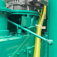 Foreuse hydraulique rotative pour puits d'eau, capacité de 150 mètres de profondeur, diamètre de forage de 600 mm, tête motrice et boîte de vitesses à puissance accrue
