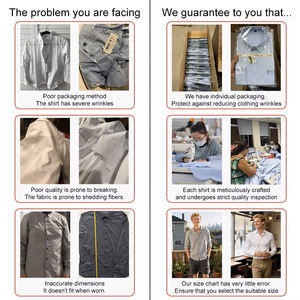 <span class=keywords><strong>Camisas</strong></span> de Hombre a Cuadros Marrones de Moda, <span class=keywords><strong>Marca</strong></span> China, de Manga Larga para Actividades al Aire Libre - Product Image 4