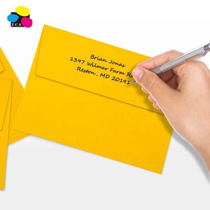 Meilleur prix, lot de 50 <span class=keywords><strong>enveloppes</strong></span> portefeuilles modernes à rabat carré, format A7, écologiques, <span class=keywords><strong>couleur</strong></span> personnalisée, pour envoyer des cartes - Product Image 4