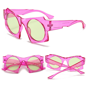 Dl Kính 2024 tương lai vuông BAT Kính mắt không thường xuyên khung High End lunettes UV bảo vệ Kính mát thời trang tùy chỉnh - Product Image 4