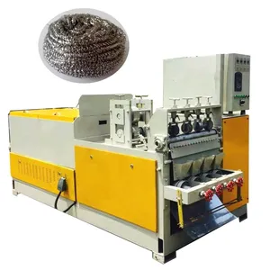 Automatic Mesh Stainless Steel Scourer Ball Pit Cleaning Making Machine