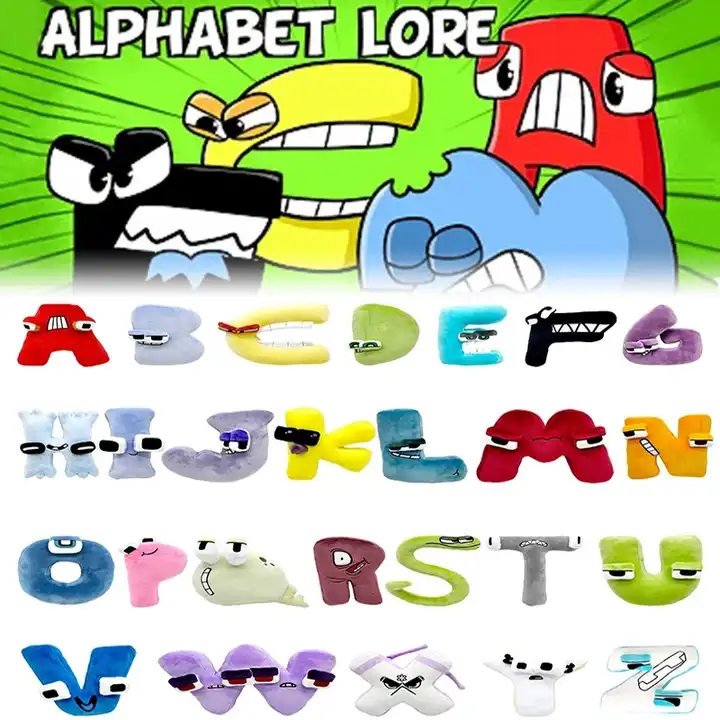Stuffed Animals Alphabet Letter  Lore Alphabet Stuffed Animals