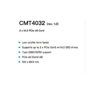 การ์ด Gigabyte CMT4032 รองรับ 2x <span class=keywords><strong>M</strong></span>.2 PCIe X8 พร้อมใช้งานกับเดสก์ท็อป มีสินค้าในสต็อก - Product Image 5