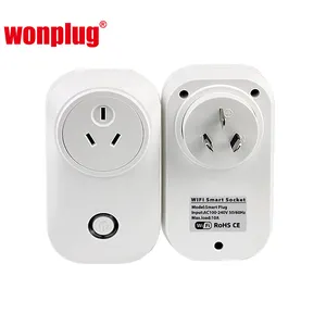 Australia AU wifi plug US EU UK alexa multi Remote Control tuya smart home Electrical Wifi smart plug energy monitoring socket