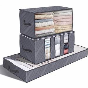 Underbed <b>Storage</b> Bag Large Under the <b>Bed</b> <b>Storage</b> Bins <b>with</b> Reinforced Handles Foldable Under <b>Bed</b> <b>Storage</b> Bags and Containers - Product Image 1