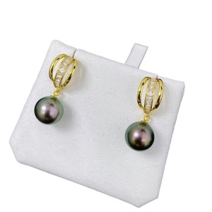 22401 DIY Simple <b>Silver</b> Jewelry Earrings S925 Pearl Accessories with 9-15mm Round <b>Beads</b> Empty Tray Earnail for Fashionistas - Product Image 5