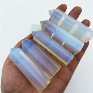 Torre Opalite Opalite bianca del punto della bacchetta di alta qualità all'ingrosso per la decorazione curativa - Product Image 3