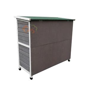 Açık çift katlı 2 katlı tavşan kafesi es ahşap tavşan kafesi tavşan kafesi - Product Image 3