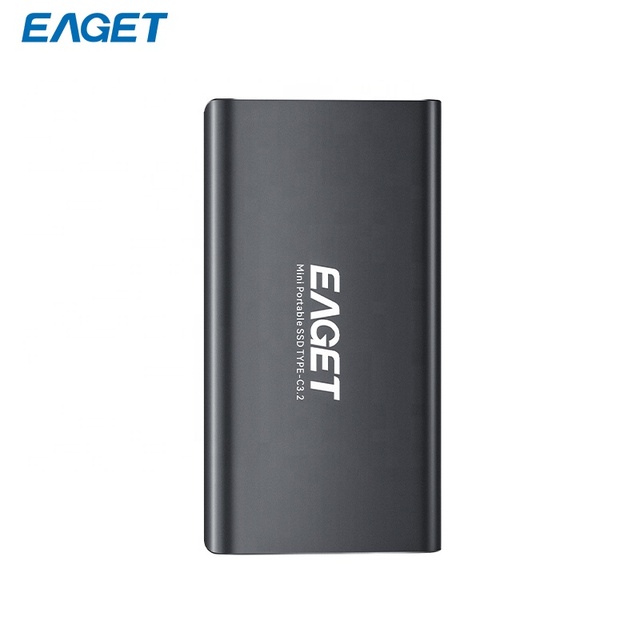 EAGET 128GB Type C USB 3.1 External Hard Disk 500MB/S Read Mobile Solid State Drive Portable SSD Hdd Mobile SSD