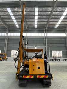 Mesin Pemasang Tiang Pancang Tenaga Surya Crawler Pauselli 500 dengan Pompa dan Komponen Inti Bantalan - Product Image 4