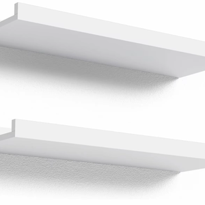 Estantes Largos de Madera para Montar en la Pared, Ideales para Baños y Salas de Estar, Decoración del Hogar, Estante de Almacenamiento para Utensilios de Cocina - Product Image 1